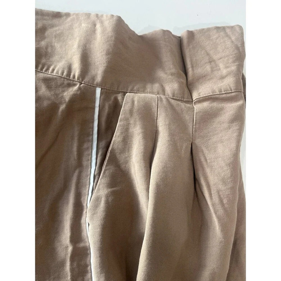 NONChalant Label Radford Pant in Camel Small Womens Wide Leg Trousers - Picture 8 of 16